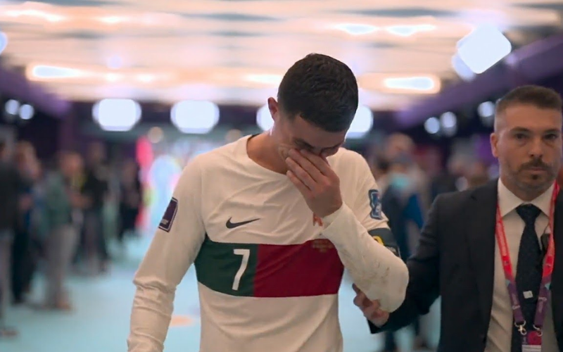 Ronaldo khóc tại World Cup 2022